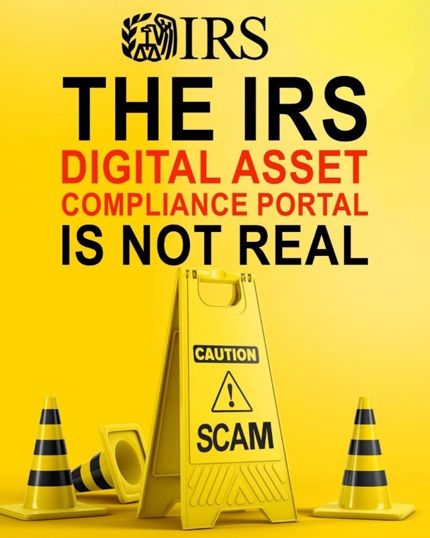 the IRS Digital Compliance portal is not real