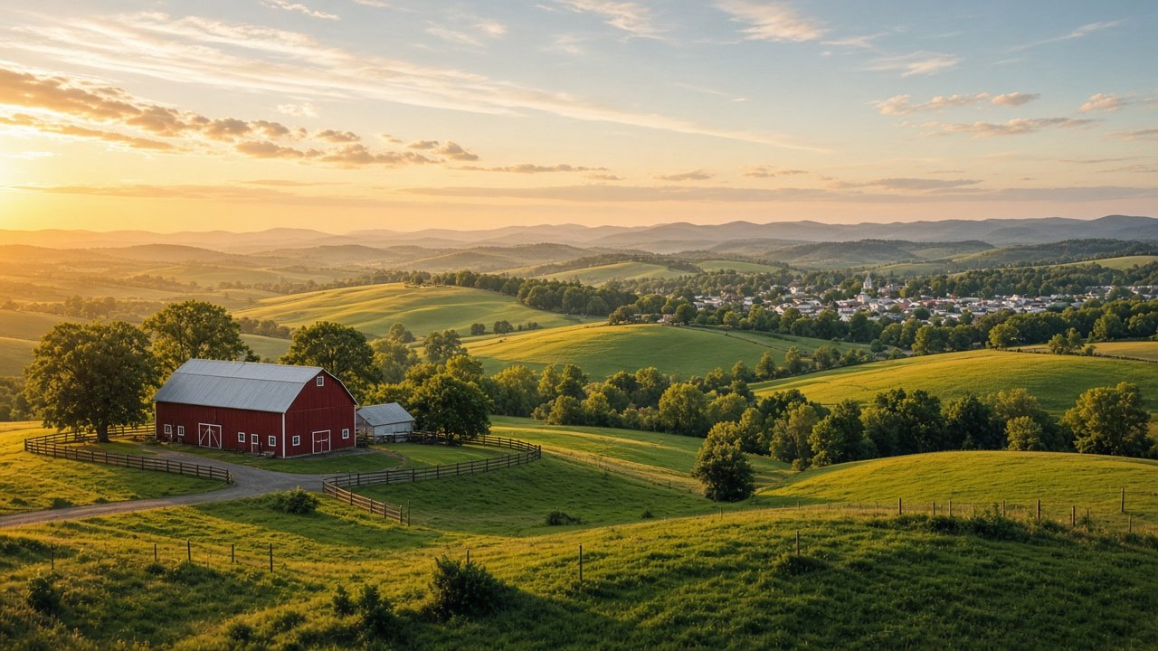 Hardin County, Kentucky countryside